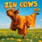 BrownTrout; Zen Cows | 2027 12 x 24 Inch (Hanging) Monthly Square Wall Calendar | Plastic-Free; Category:Wall Calendars; Image:2